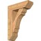 Ekena Millwork Olympic Slat Smooth Bracket w/ Offset Brace, Western Red Cedar, 7 1/2"W x 24"D x 32"H BKT0806X24X32OLY06SWR - alternate 1